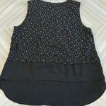 Loft Women’s Black and White Tiered Blouse Relaxed Fit - Size S Photo 5