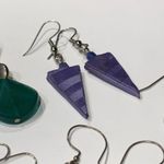 Lot Of 5 Women's Pierced Costume Earrings Dangle Beaded Photo 2