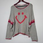 Natural Life  Carson Knit Sweater Smiley Graphic Women's L/XL Pullover Photo 1