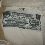 Levi's Levi’s 501 Cream Denim Shorts - Size 27 cutoff 90’s Photo 3