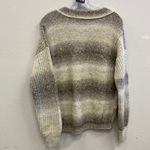 SO  V-Neck ombre striped Dolman sleeve knit sweater XS oversized NEW 740 Photo 5