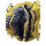 Tignanello Mustard Yellow Leather Shoulder Bag Tote Medium Sized Photo 11