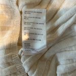 Free People FP Beach Veda Ribbed Knit Sweater Skirt Set Cream White Size XS Photo 6