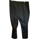 Andrew Marc  black pin tuck faux suede size xl short pants Photo 2