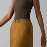 prAna Double Peak Skort in Antique Bronze Sz 8 NEW Activewear Hiking Adventure Photo 0
