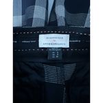 Anthropologie Pants Womens 4 A+ Plaid The Essential Slim Trousers Black White Photo 1