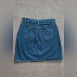 Blue short denim skirt size Medium Photo 4