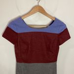 Etcetera  Colorblock stripe cap sleeve sheath dress size 0 Photo 3