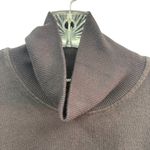 MONROW Women's Supersoft Fleece Mock Neck Slouchy Sweatshirt Black Size XS Gray Photo 3