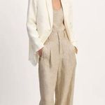 Everlane 100% Linen Way High Rise Pleated Wide Leg Drape Trouser Pant Size 0 Photo 1