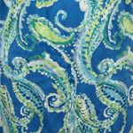 J. McLaughlin Belinda Blue Watercolor Paisley Sleeveless Sheath Dress Size 8 Photo 7