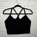 Aerie ✨ OFFLINE Recharge Sports Bra Support Cropped Black Tank Top XL Photo 1