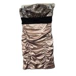 City Studio Lilac Purple Sequins Ruched Strapless Prom Dress Women SZ 1 Photo 1