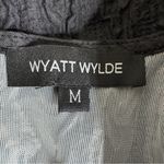 Wyatt Wylde Seersucker Arden Dress Black Size M Size M Photo 8