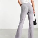 4th and reckless knitted flare split pants Size Medium Light Gray Stretch Photo 1