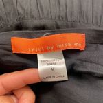Miss Me Sweet by  Black Sequin Trim Skirt 100% cotton size medium Photo 4