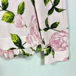 Oscar de la Renta English Rose Print Cardigan Pink Blush Small NWT Floral Photo 9