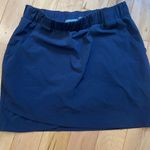 Athleta navy blue breathable nylon elastic waist mesh lined tennis skirt Photo 4