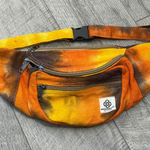 Freakmandu Collections Hemp Fanny Pack Tie Dye Belt Bag Festival Orange Photo 0