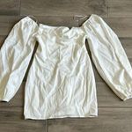 Princess Polly  Lillie long sleeve mini dress in white Photo 0