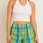 American Vintage American-vintage Women's Green and Blue Shorts Photo 0