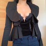 Nasty Gal Ruffle Peplum Blazer Photo 4