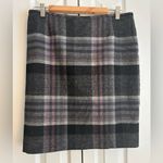 Tahari black & pink plaid pencil skirt size 10P-like new condition Photo 1