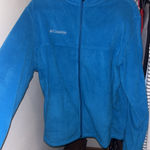 Columbia Blue  jacket, fleece size large Photo 0