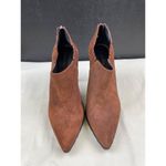 Calvin Klein Women's Brown Suede Shoes/ Boots Heel 4.5" Size 10 SKU 4832 Photo 2