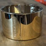 Victoria's Secret Wide Gold Tone Hinged Bracelet Photo 5