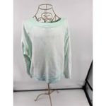 Wildfox  Monday Cry Eat Sleep Graphic  Sweatshirt Womens Size XS Green Photo 7