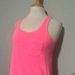 J.Crew  Hot Pink Neon Pink Racerback Mini Dress Cover Up Photo 1