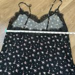 Victoria's Secret Victoria’s Secret Black Floral Camisole Lace Trim Cami Tank Top 90s Y2K ~ Size M Photo 10
