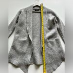 Banana Republic  Merino Wool Alpaca Blend Open Front Knit Gray Cardigan -Small Photo 4