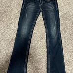 GRACE IN LA Mid Rise Medium Wash Aztec Embellished Pocket Bootcut Jeans Photo 1