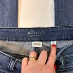 Ariat Dark Blue Denim Wide Leg Mid Rise Trousers Women’s Size 32x33 Photo 6