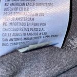 American Eagle  Soft & Sexy Grey Long Sleeve Keyhole Mock Neck Top Size Small Photo 6