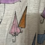 Chaser Colorful Umbrella Print Women's Top size small v neck Photo 1