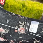 H&M Black and Pink Floral Blouse Photo 1