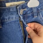 Royalty For Me Jeans raw hem side slit cropped wide leg jeans size 8 Photo 93