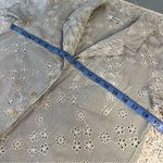 Madewell  Eyelet Piedmont Camp Shirt Striped Short Sleeve Button Down Women’s XS Photo 3