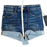 One Teaspoon Lovers Distressed Low Waist Button Fly Jean Shorts - Size 26 - NWT Photo 5