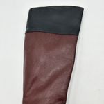 Vince Camuto  Leisha Brown Black Leather 6.5 M 36.5 Knee High Riding Boots Photo 3