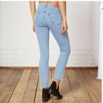 Levi's Levi’s 501 Skinny Jean Light Wash Button Fly Raw Hem 25x30 Photo 1