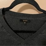 Quince  Women's Charcoal Grey V-Neck Sweater Photo 1