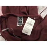 Windsor Level Up Ruched Knit Bodycon Midi Dress Large L NEW Burgundy Photo 6