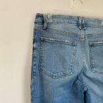 Good American Indigo Slit Knees High Rise Slim Straight Leg Jeans GCKSL67T SZ 29 Photo 9
