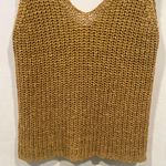 & Other Stories Minimalist Knit relaxed Tan Gold Tank Top Médium Photo 4