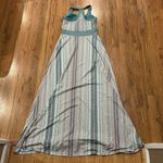 prAna  Cali Dress Womens XS Tribal Striped Maxi Long Racerback Sun Shelf Bra Photo 4