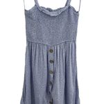 Pink Rose Floral Print Smocked Bodice Size Medium New Photo 0